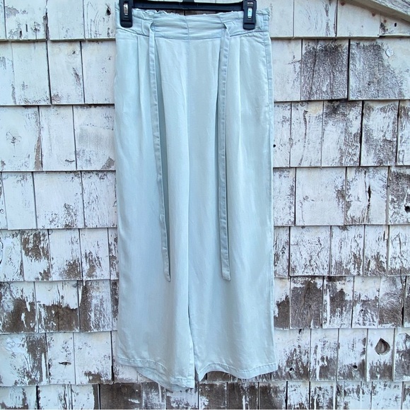 Ruby and Jenna Tencel Light Green/blue Trousers - Picture 4 of 6